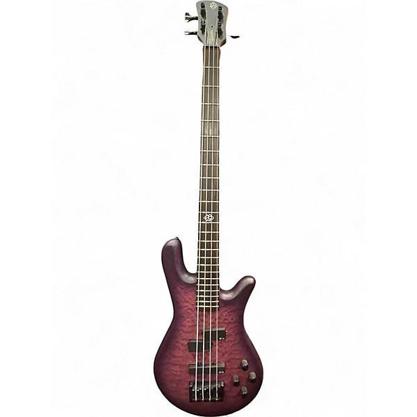 Used Spector NS Pulse 2 Purple Electric Bass Guitar