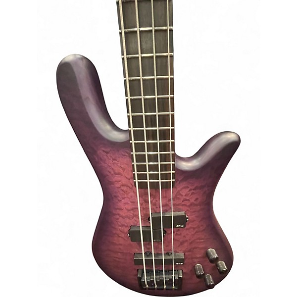 Used Spector NS Pulse 2 Purple Electric Bass Guitar