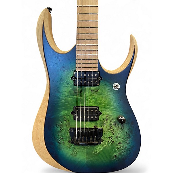 Used Ibanez RGDIX6MPB SURREAL BLUE BURST Solid Body Electric Guitar