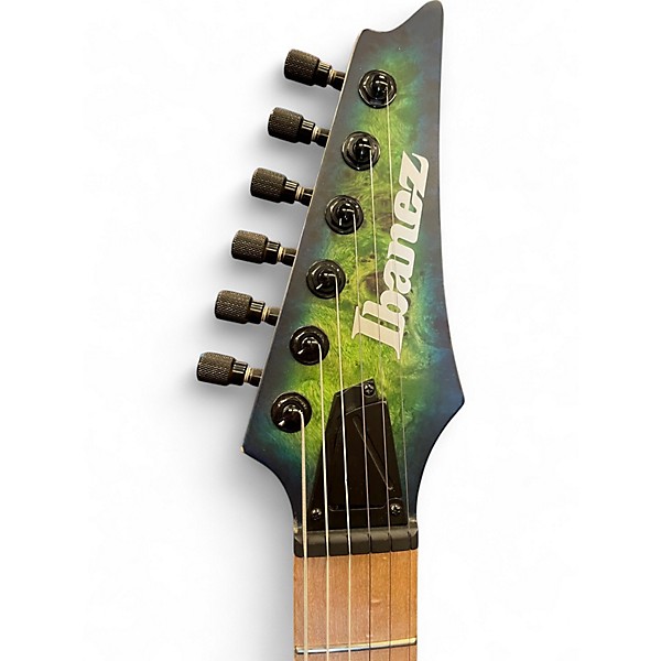 Used Ibanez RGDIX6MPB SURREAL BLUE BURST Solid Body Electric Guitar
