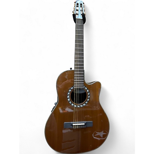 Used Ovation 1773AX-4-G Natural Classical Acoustic Electric Guitar