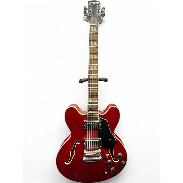 Used Parchman CROSSROADS Red Acoustic Electric Guitar