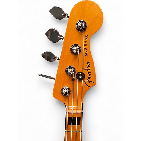 Used 2021 Fender American Ultra Jazz Bass COBRA BLUE Electric Bass Guitar