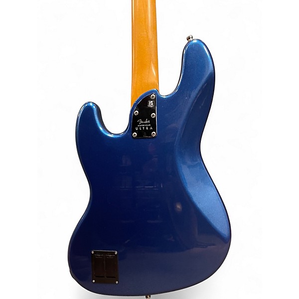 Used 2021 Fender American Ultra Jazz Bass COBRA BLUE Electric Bass Guitar