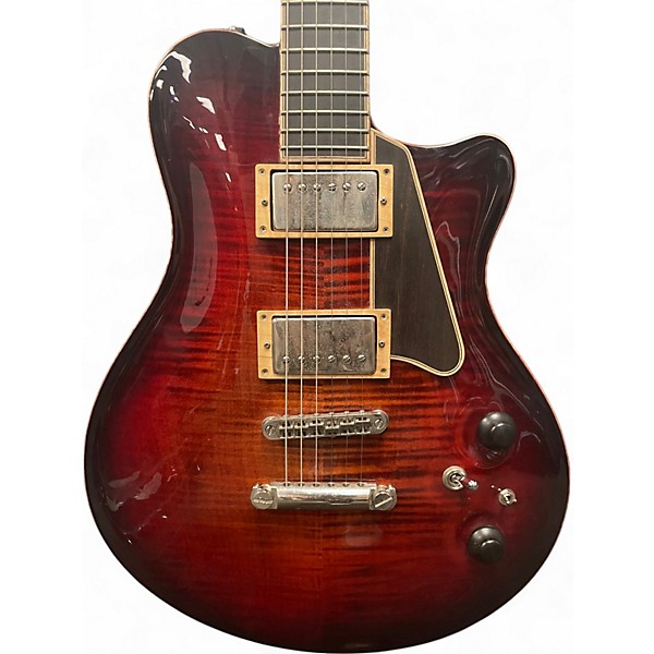 Used New Orleans Guitar Company Voodoo Custom Sunburst Solid Body Electric Guitar