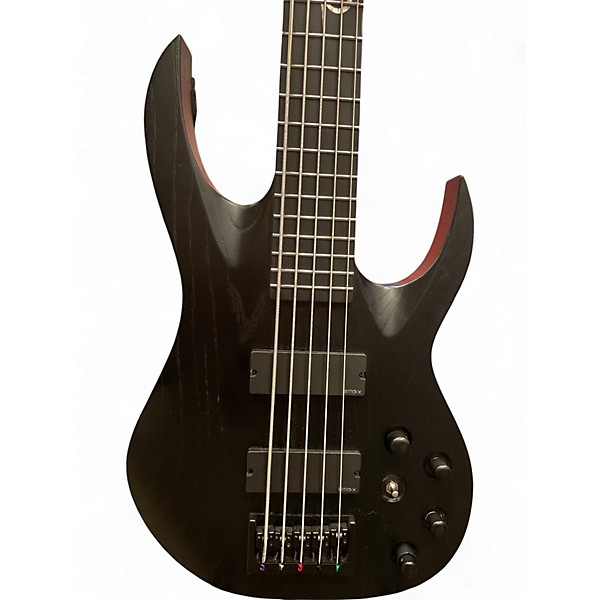 Used Solar Guitars AB1.5 BLACK OPEN PORE MATTE Electric Bass Guitar