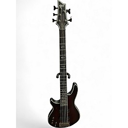 Used Schecter Guitar Research Hellraiser Extreme 5 String Crimson Red Burst Electric Bass Guitar