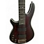 Used Schecter Guitar Research Hellraiser Extreme 5 String Crimson Red Burst Electric Bass Guitar