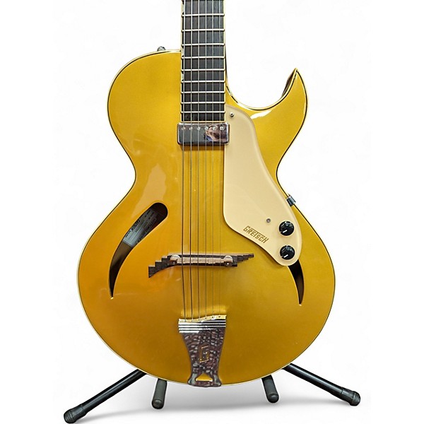 Used Gretsch Guitars G3967 Metallic Gold Hollow Body Electric Guitar