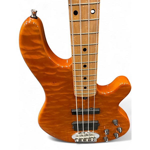 Used Lakland USA Series 44-94 Deluxe AMBER Electric Bass Guitar