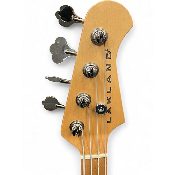 Used Lakland USA Series 44-94 Deluxe AMBER Electric Bass Guitar