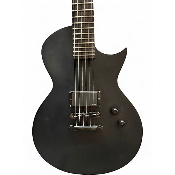 Used ESP LTD BLACK METAL Black Solid Body Electric Guitar