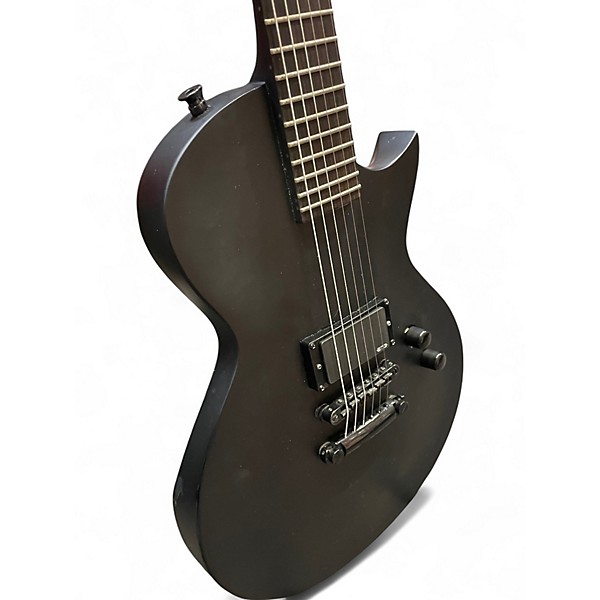 Used ESP LTD BLACK METAL Black Solid Body Electric Guitar