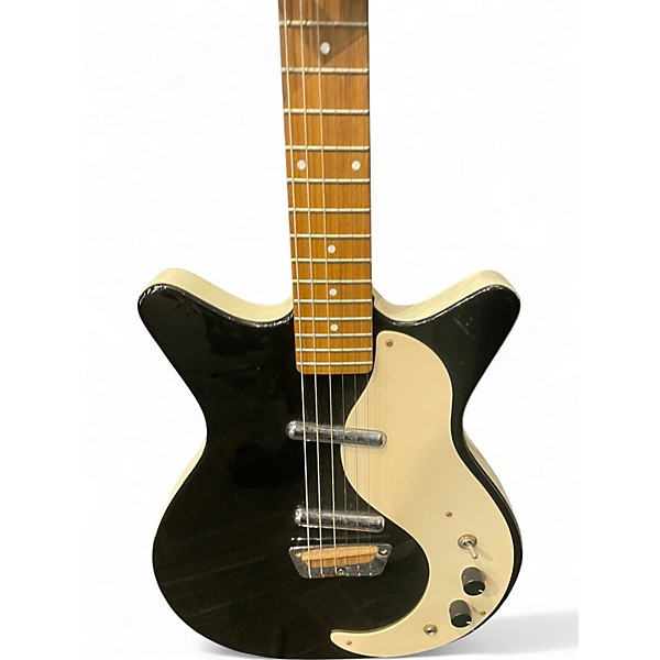 ギター danelectro 59DC Used Danelectro 59 DC Black and White Solid Body Electric
