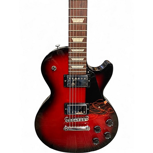 Used Gibson Les Paul Studio Black Cherry Solid Body Electric Guitar