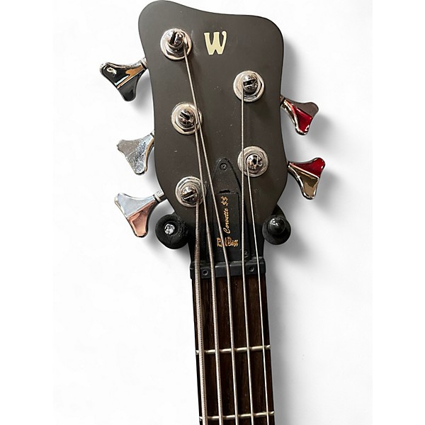 Used 2015 Warwick Corvette Double Buck 5 String Natural Electric Bass Guitar