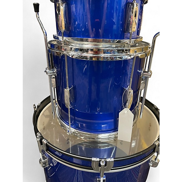 Used Rogue 5 Piece Junior Kicker Blue Drum Kit