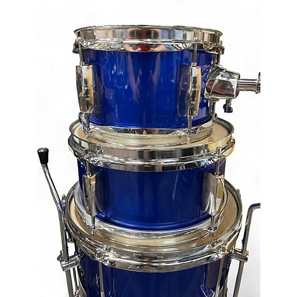 Used Rogue 5 Piece Junior Kicker Blue Drum Kit