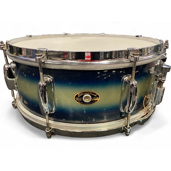 Vintage 1960s Slingerland 5.5X14 Snare Blue Drum