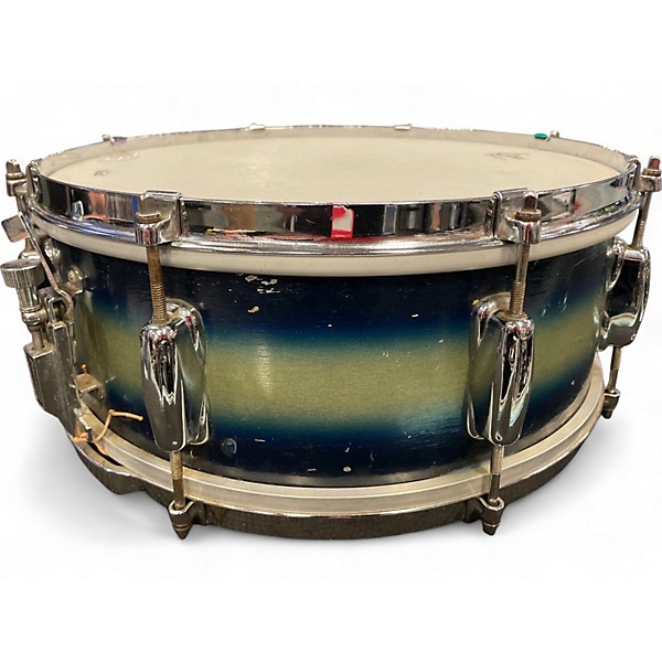 Vintage 1960s Slingerland 5.5X14 Snare Blue Drum