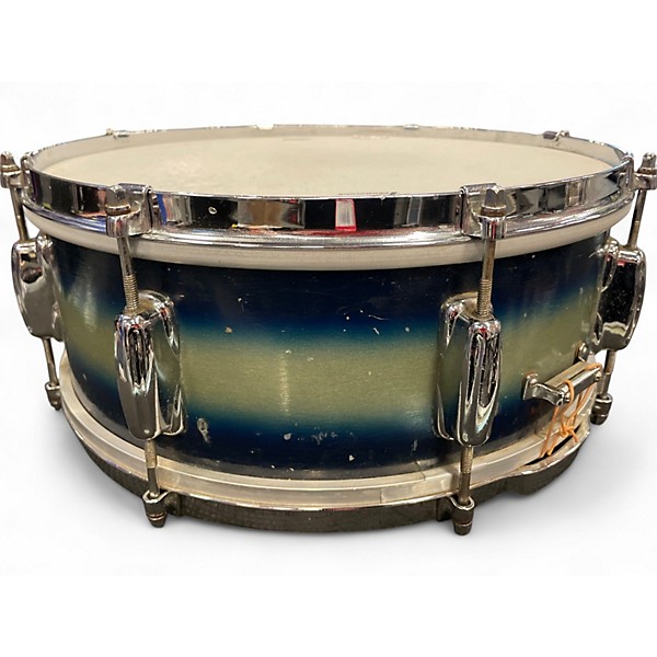 Vintage 1960s Slingerland 5.5X14 Snare Blue Drum