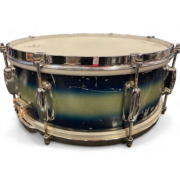 Vintage 1960s Slingerland 5.5X14 Snare Blue Drum