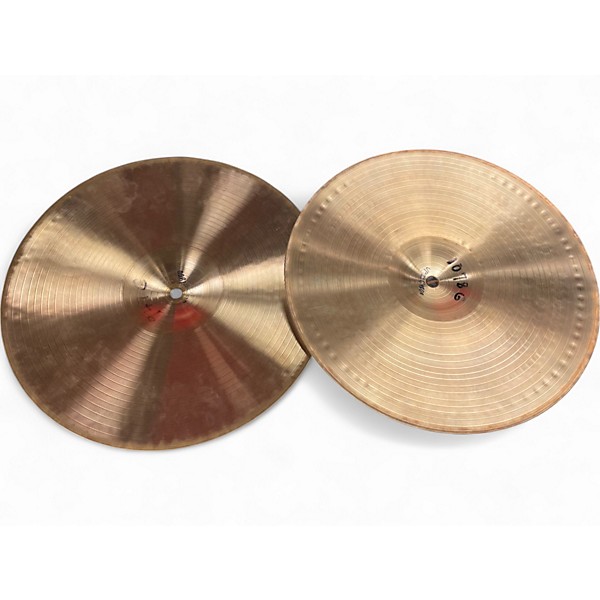 Used Paiste 14in 505 HEAVY HI HAT PAIR Cymbal