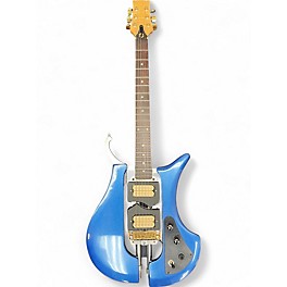 Used Hugh Norton CUSTOM Blue Solid Body Electric Guitar