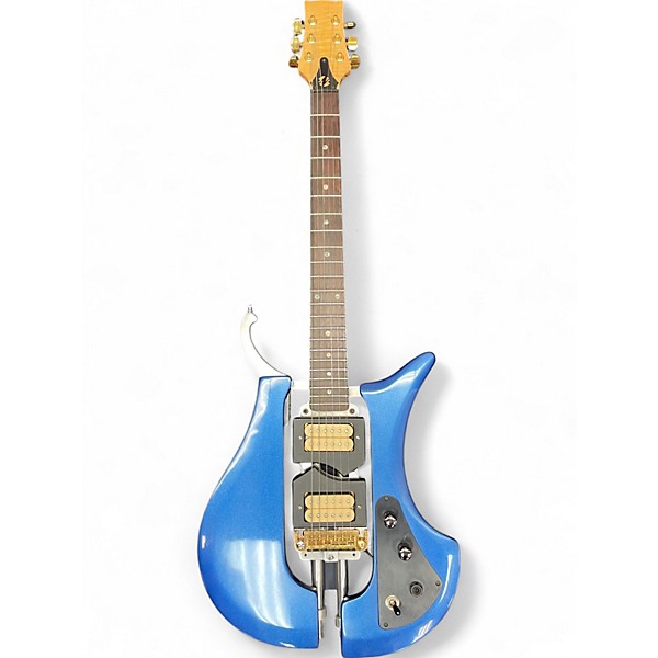 Used Hugh Norton CUSTOM Blue Solid Body Electric Guitar