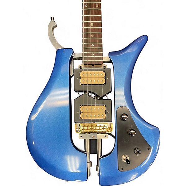 Used Hugh Norton CUSTOM Blue Solid Body Electric Guitar