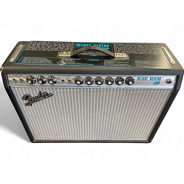 Used Fender 1968 Custom Deluxe Reverb 22W 1x12 Tube Guitar Combo Amp