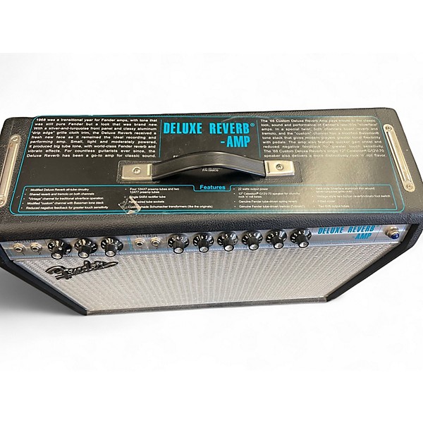 Used Fender 1968 Custom Deluxe Reverb 22W 1x12 Tube Guitar Combo Amp
