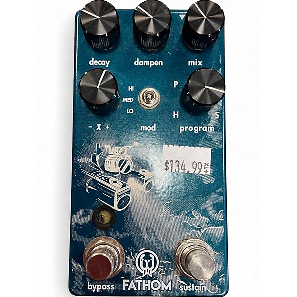 Used Walrus Audio Fathom Reverb Effect Pedal