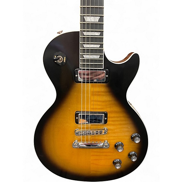 Used Gibson Les Paul Deluxe Tobacco Sunburst Solid Body Electric Guitar