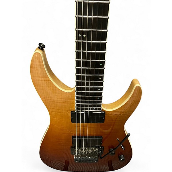 Used Schecter Guitar Research C7 ELITE FR Rootbeer Fade Solid Body Electric Guitar