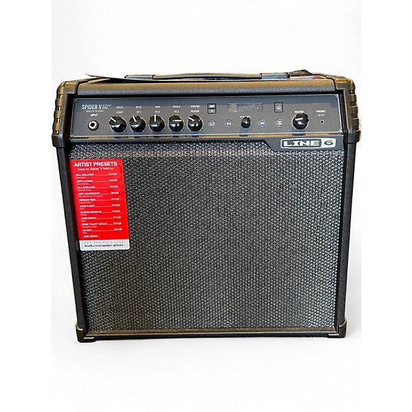 Used Line 6 Spider V 60 1x10 Guitar Combo Amp