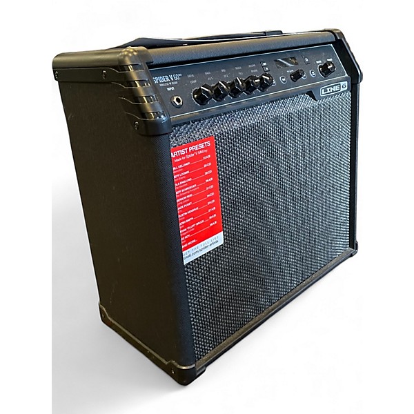 Used Line 6 Spider V 60 1x10 Guitar Combo Amp