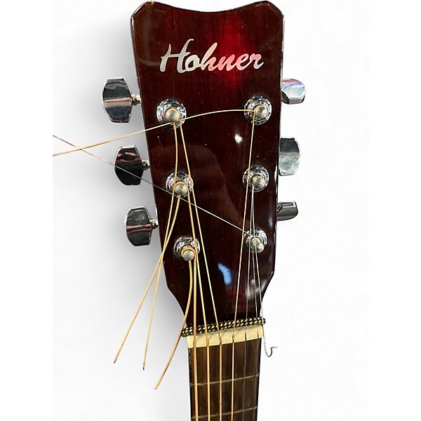 Used Hohner HW300G Mahogany Acoustic Guitar