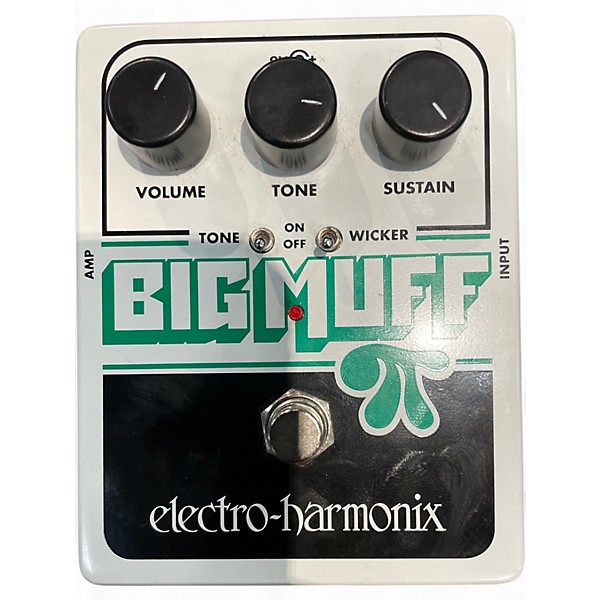Used Electro-Harmonix Green Russian Big Muff Pi Fuzz Effect Pedal