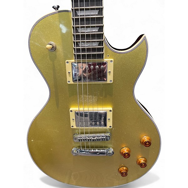 Used Sire Larry Carlton L7 Gold Sparkle Solid Body Electric Guitar