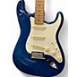 Used Fender American Professional Stratocaster Roasted Maple Sapphire Blue Trans Solid Body Electric Guitar