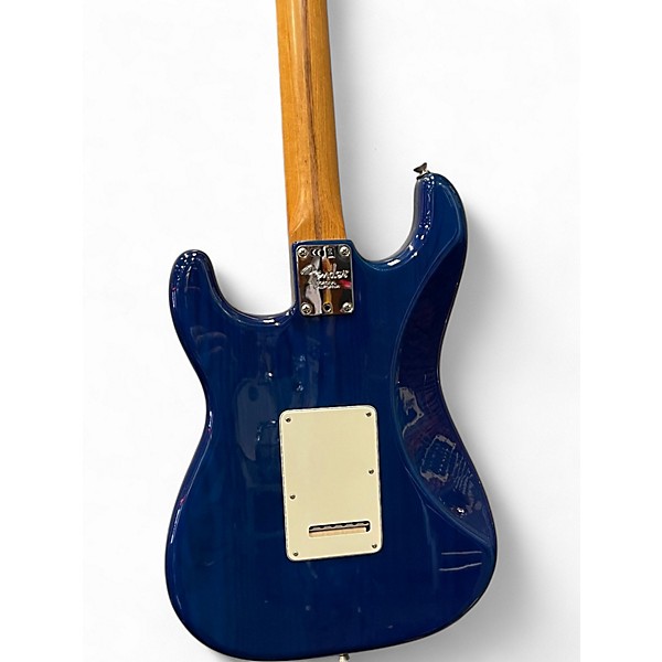 Used Fender American Professional Stratocaster Roasted Maple Sapphire Blue Trans Solid Body Electric Guitar