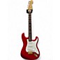 Used Fender Deluxe Stratocaster Crimson Red Trans Solid Body Electric Guitar thumbnail
