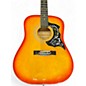 Used Harmony Hummingbird 2 Color Sunburst Acoustic Guitar