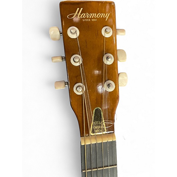 Used Harmony Hummingbird 2 Color Sunburst Acoustic Guitar