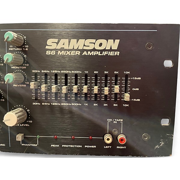 Used Samson S6 Mixer Amplifier Power Amp