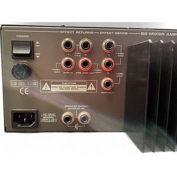 Used Samson S6 Mixer Amplifier Power Amp