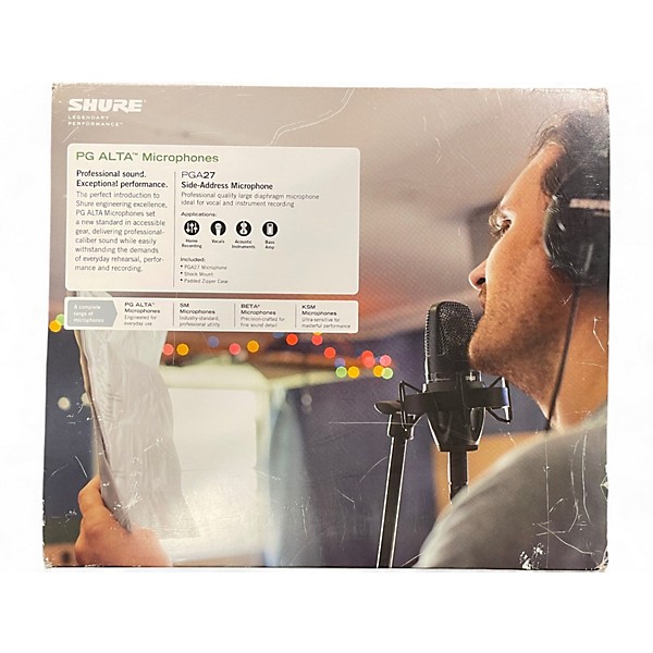Used Shure PGA27 Recording Microphone Pack