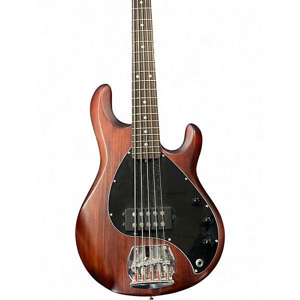 Used Sterling by Music Man SUB 5 Brown Electric Bass Guitar