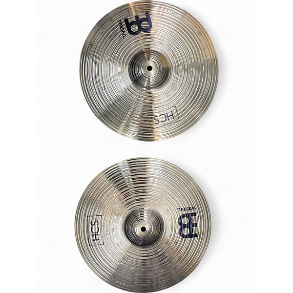 Used MEINL 14in HCS Hi Hat Pair Cymbal